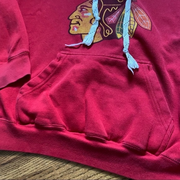 NHL Chicago Blackhawks Bobby Hull 9 Alumni Game Hoodie Sz S - Picture 3 of 12